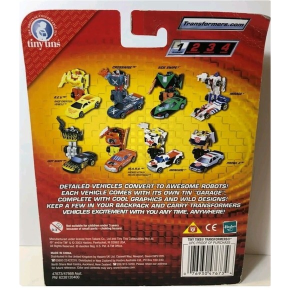 Transformers Robots In Disguise (2003) Iron Hide Toy Figure w/Tin - Picture 2 of 2